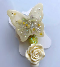 Load image into Gallery viewer, Yellow butterfly badge reel
