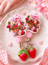 Load image into Gallery viewer, Straberry badge reels