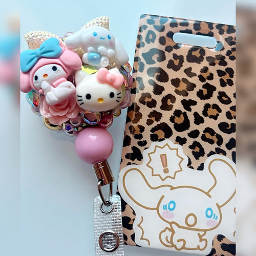 Kawaii badge reel