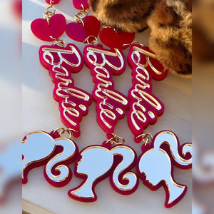 Barbie straw charms