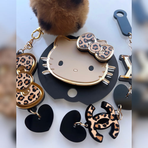 Cheetah kitty set