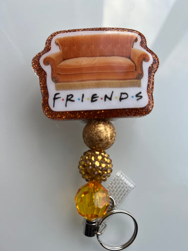Blinged badge reel