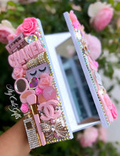 Load image into Gallery viewer, LED trifold mirror