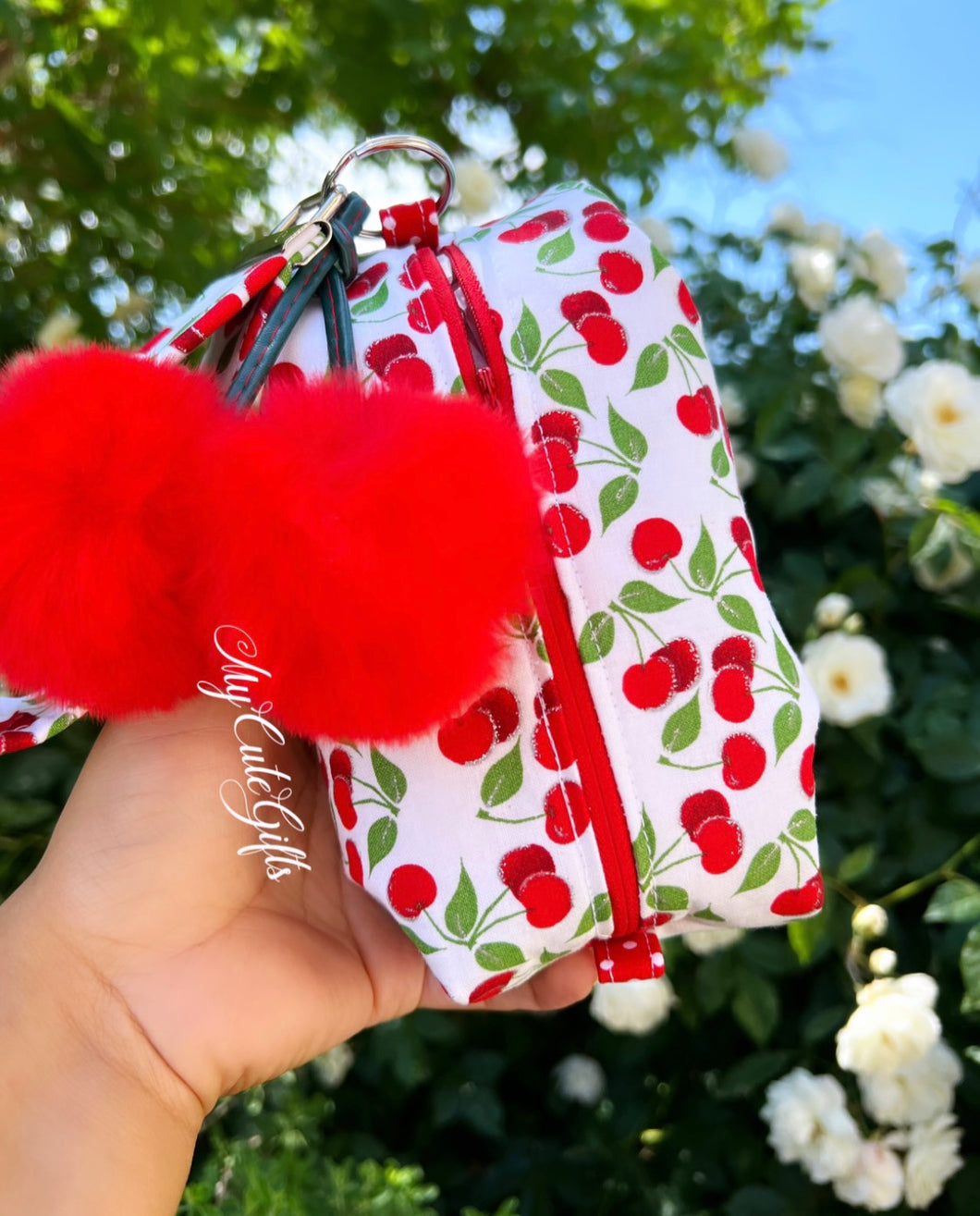 Cherry Keychain bag