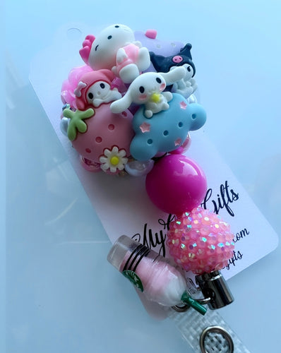 Blinged badge reel
