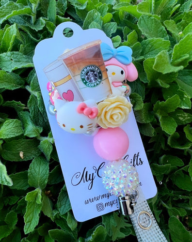 Blinged badge reel