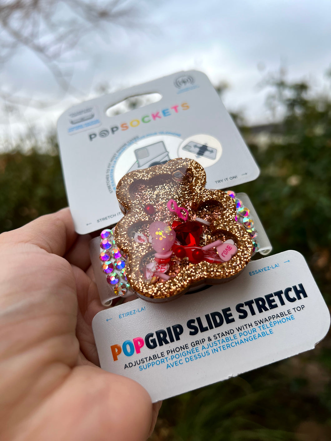 Pop grip slide stretch