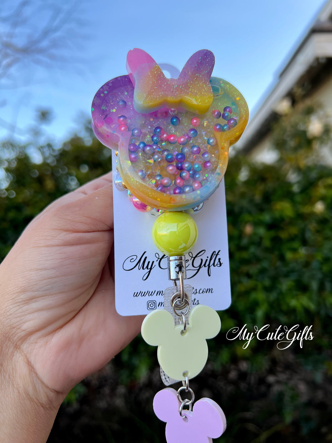 Minnie badge reel