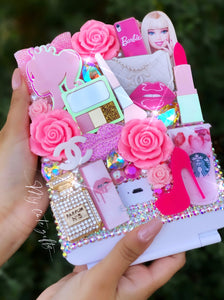 Blinged led compact mirror