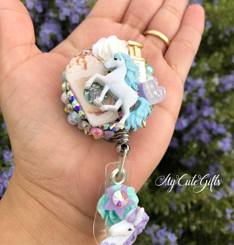 Unicorn badge reel