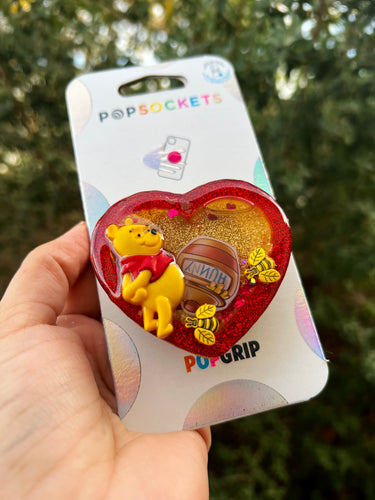 Phone grip shaker