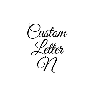 Custom letter N