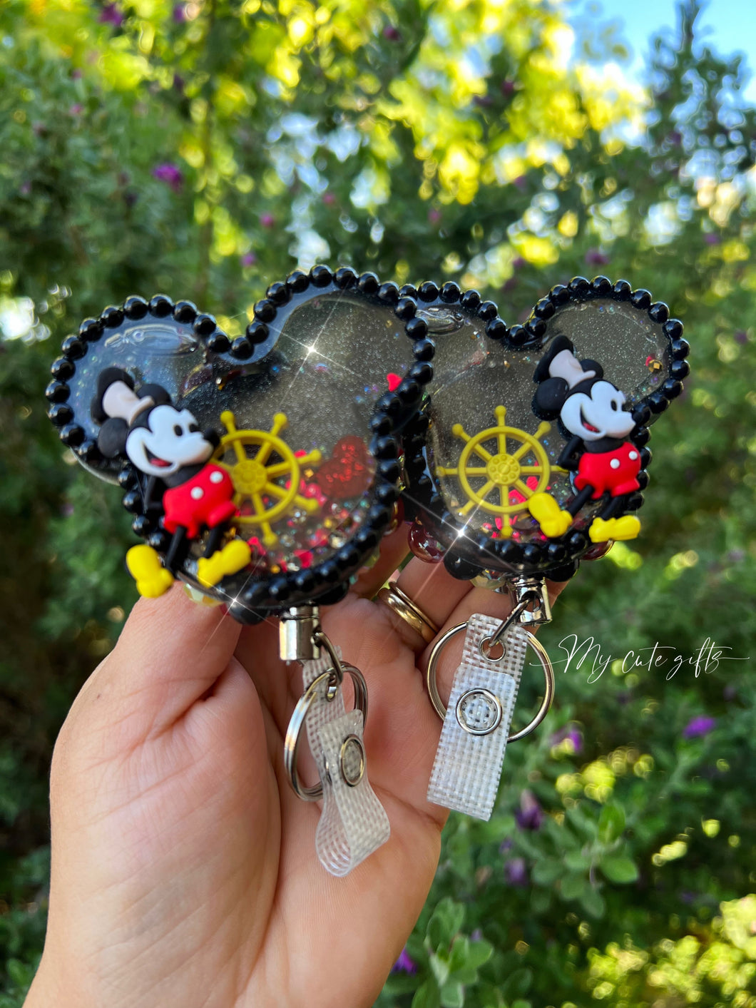 Mickey badge reel