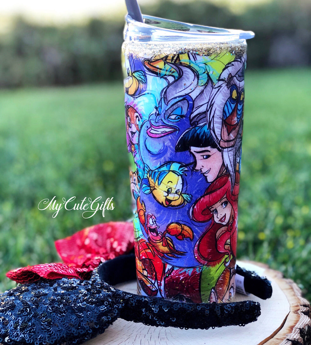 Tumbler cup and straw