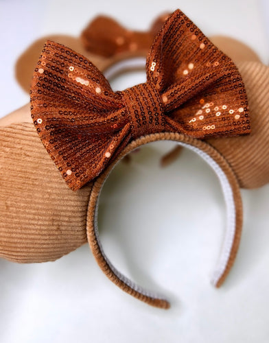 Sparkly fall mouse ears