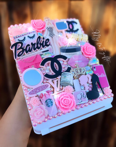 Blinged LED compact mirror