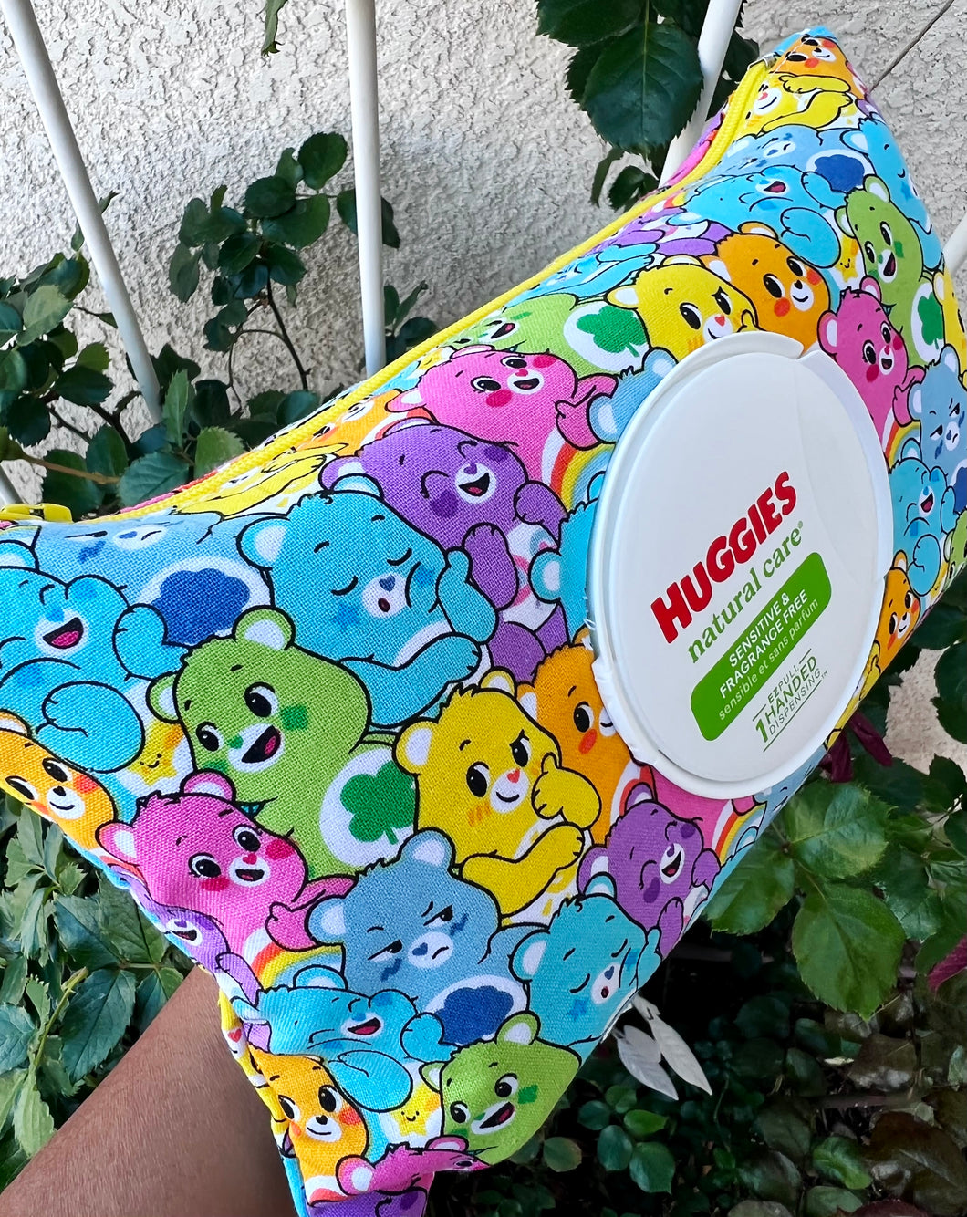 Care Bears wipe bag