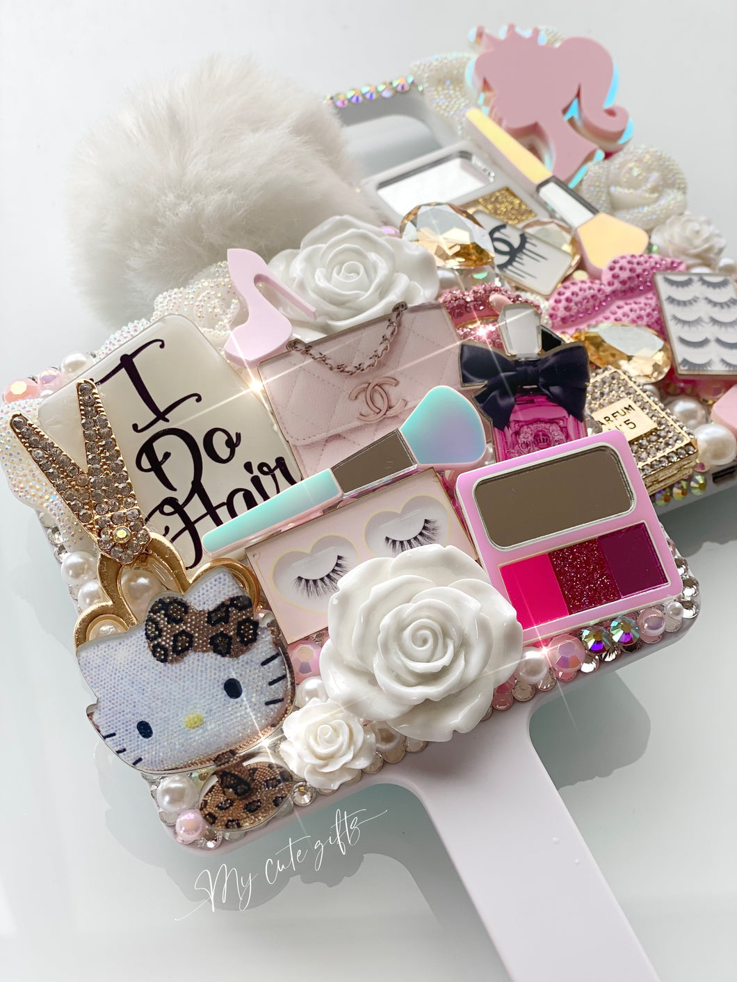 Small hand held mirror
