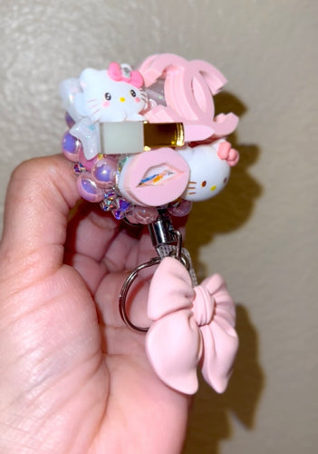 Blinged badge reel