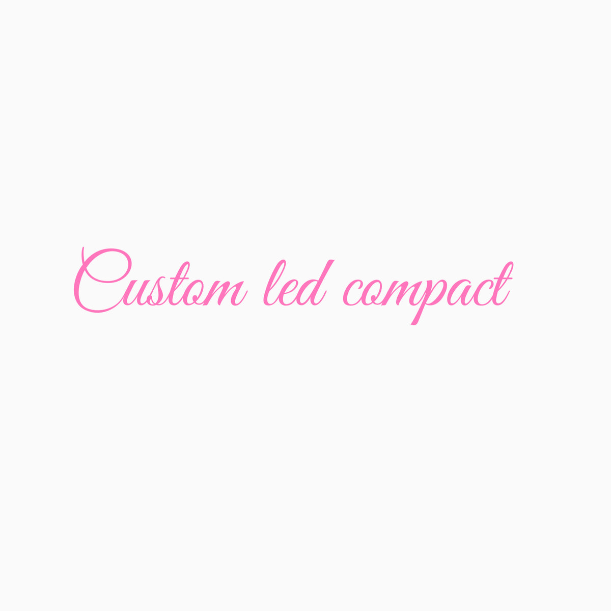 Monogramed Led Compact Custom led compact / with custom name – My Cute Gifts