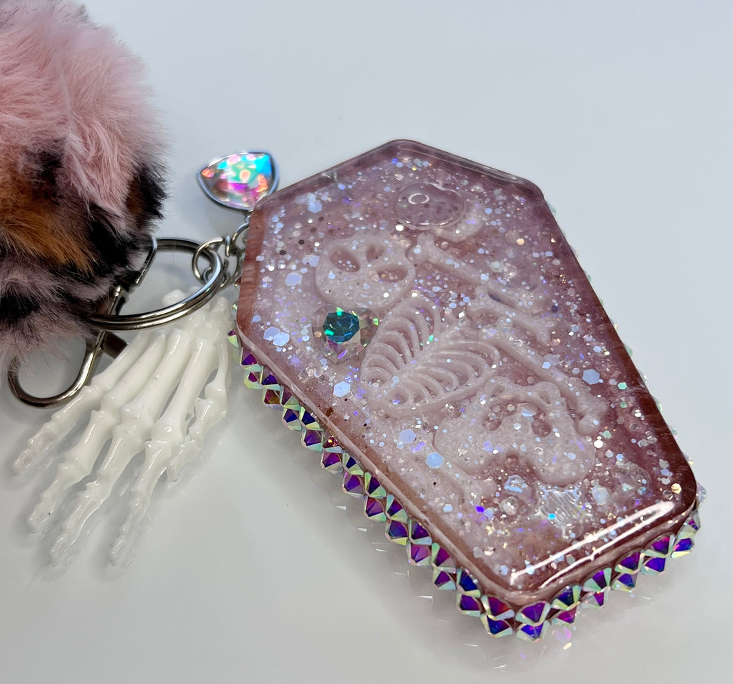 Coffin shaker keychain