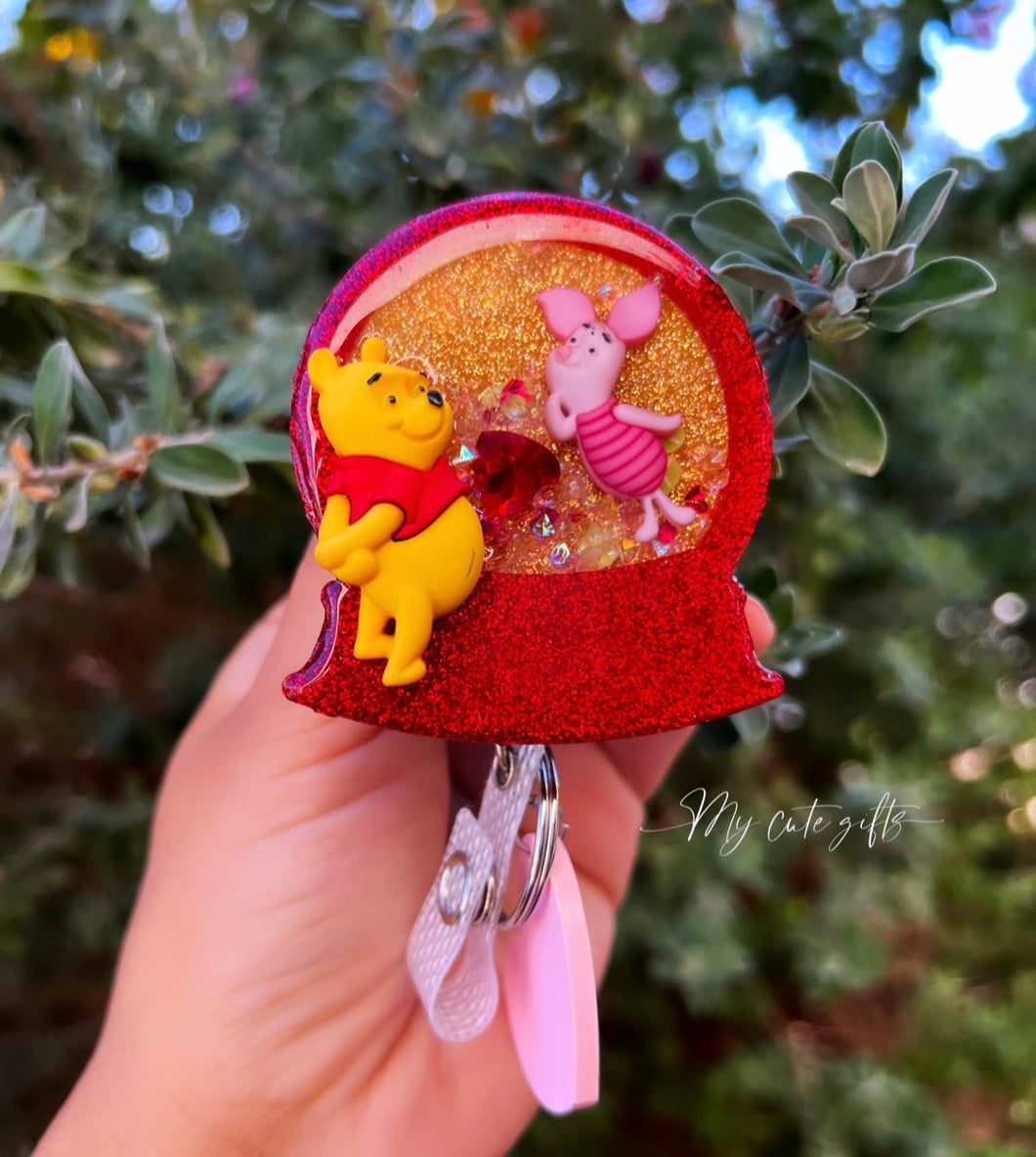 Shaker badge reel