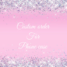 Load image into Gallery viewer, Swipe to see set   comes with led light up phone case   all pieces may or may not fit we will adjust to your phone case   turn around time is 2/3 weeks   no special request on this order