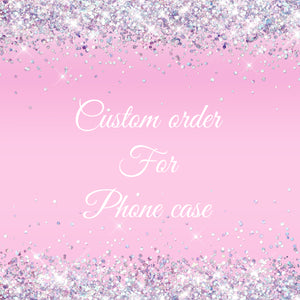 Swipe to see set   comes with led light up phone case   all pieces may or may not fit we will adjust to your phone case   turn around time is 2/3 weeks   no special request on this order
