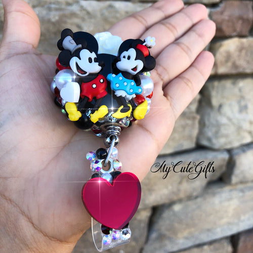 Mickey badge reel