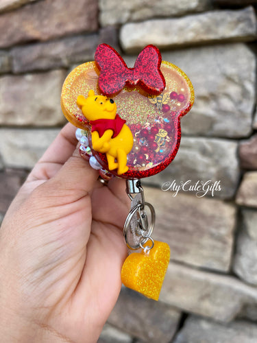 Pooh badge reel