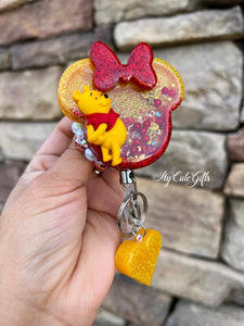 Pooh badge reel