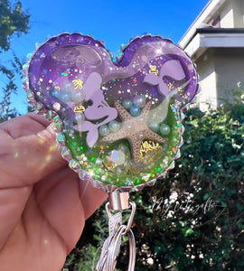 Mermaid badge reel