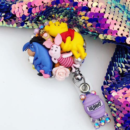 Badge reel clip