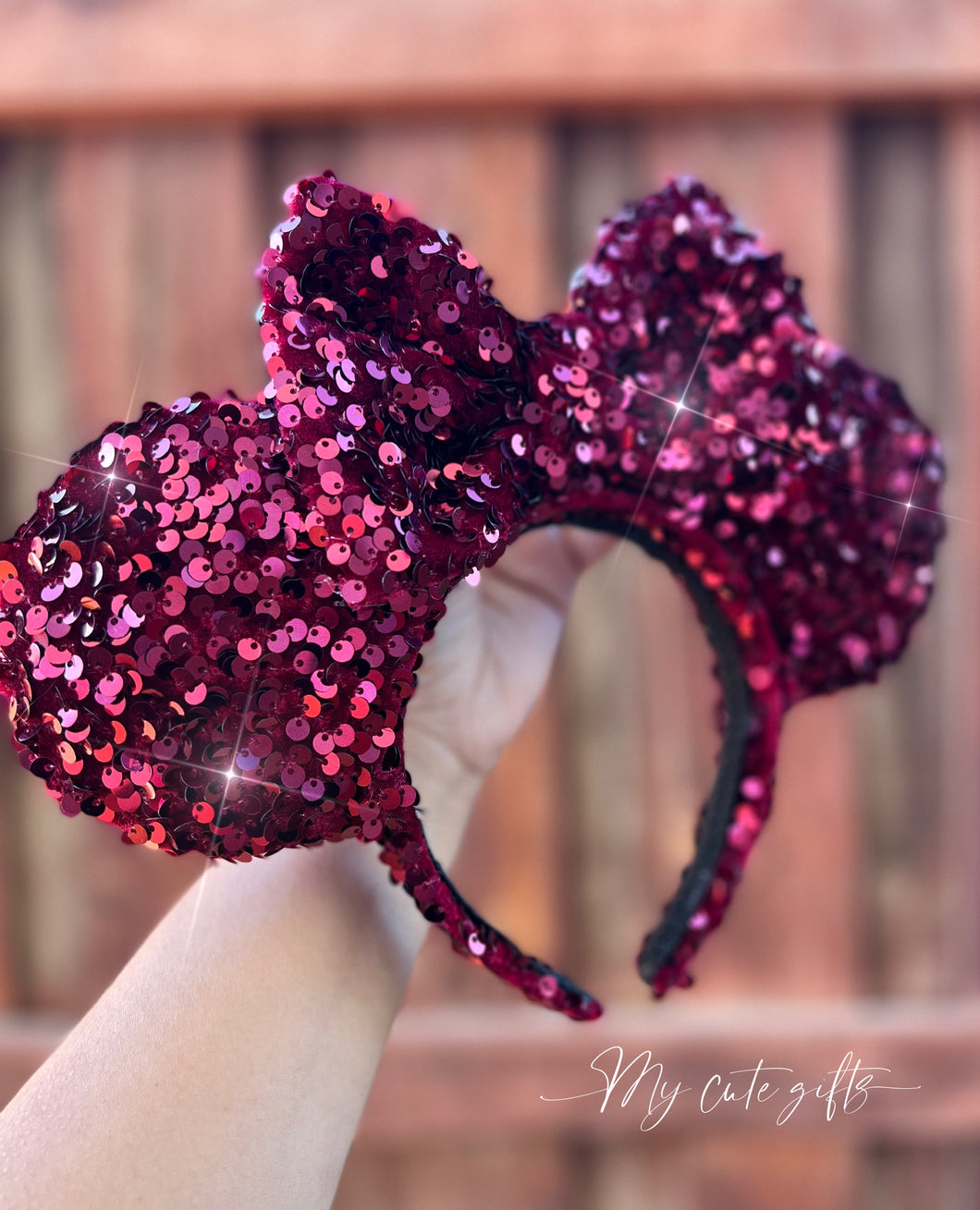Sparkly mouse ears