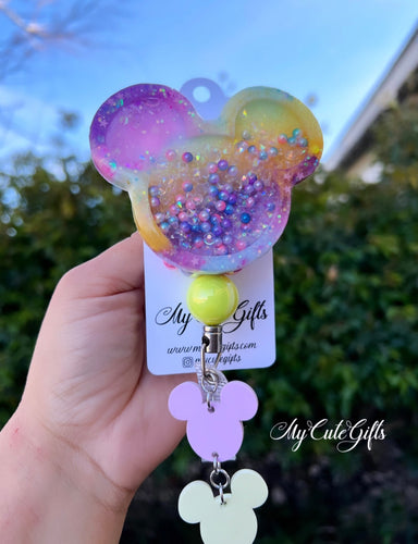 Large Mickey badge reel