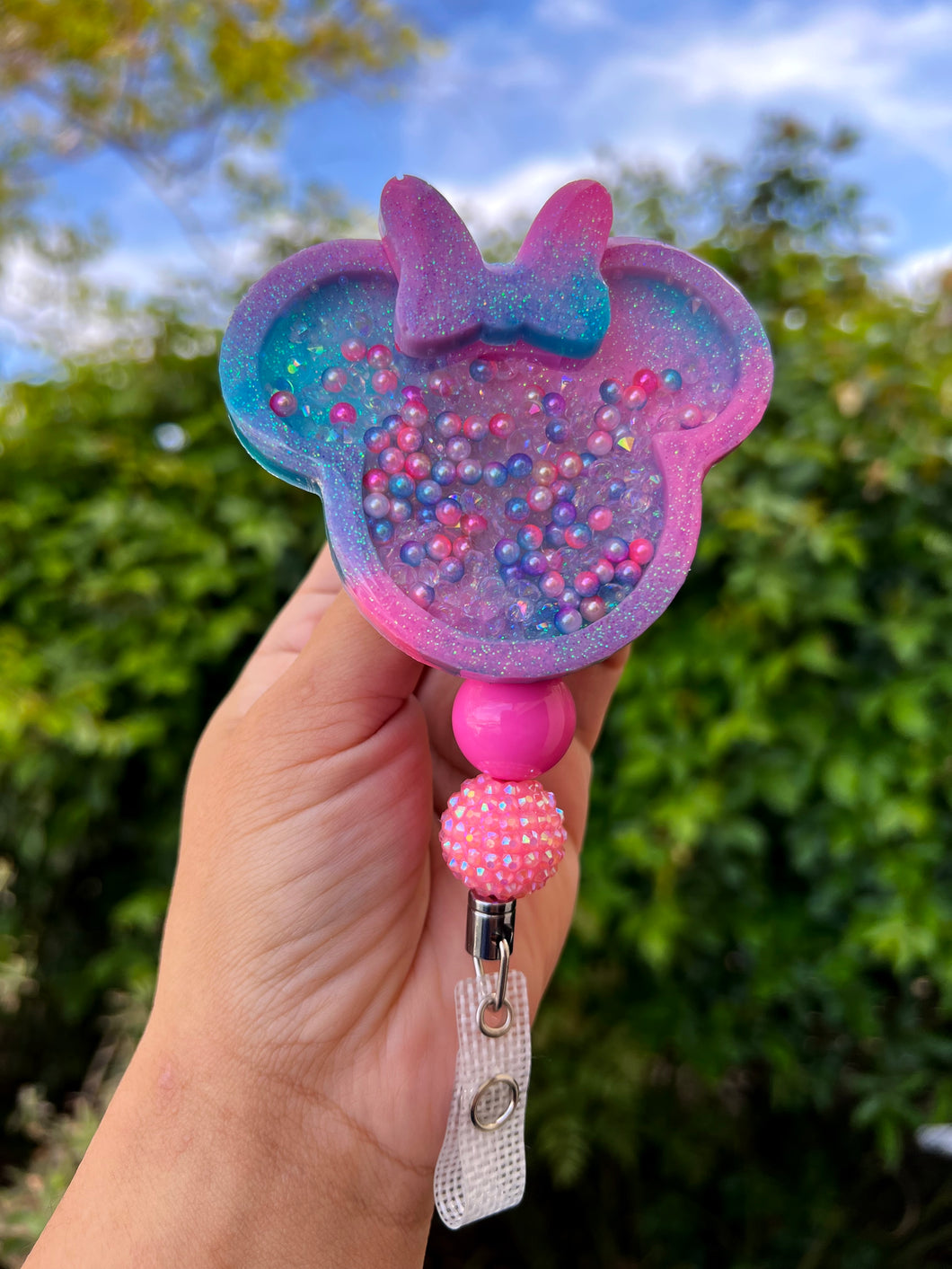 Large Minnie badge