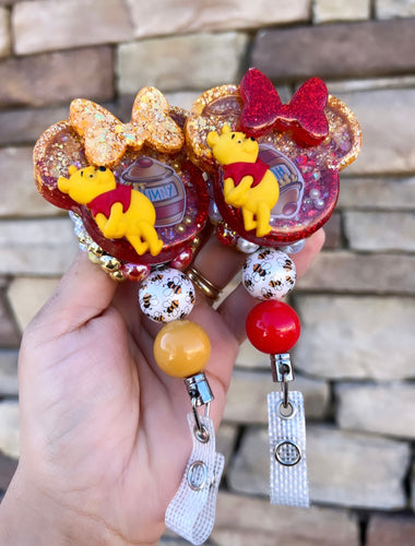 Pooh badge reel
