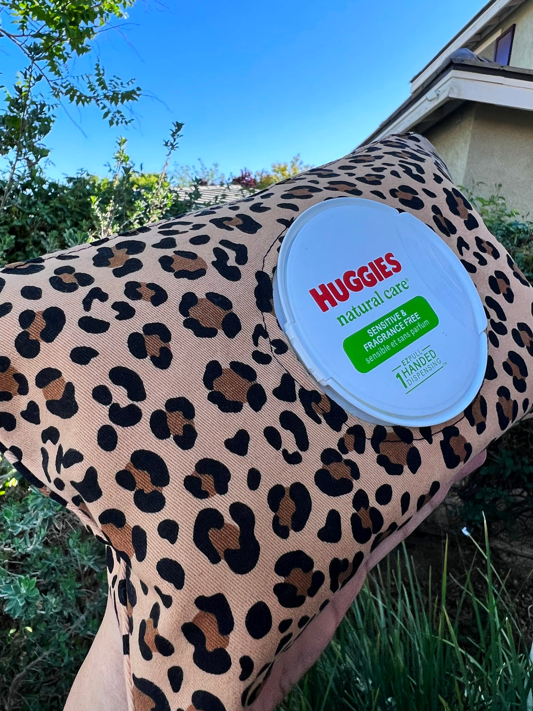 Cheetah Huggies bag