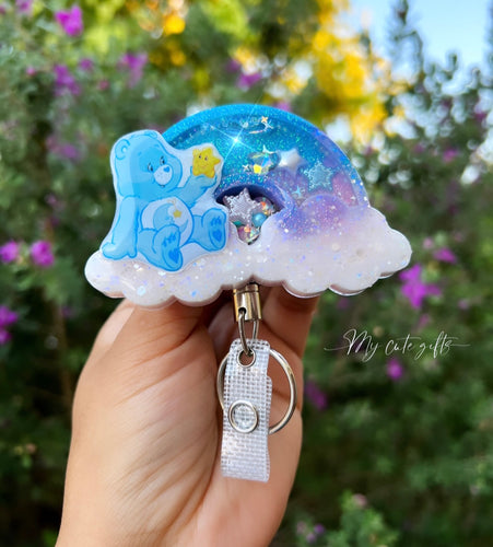 Carebear badge reel