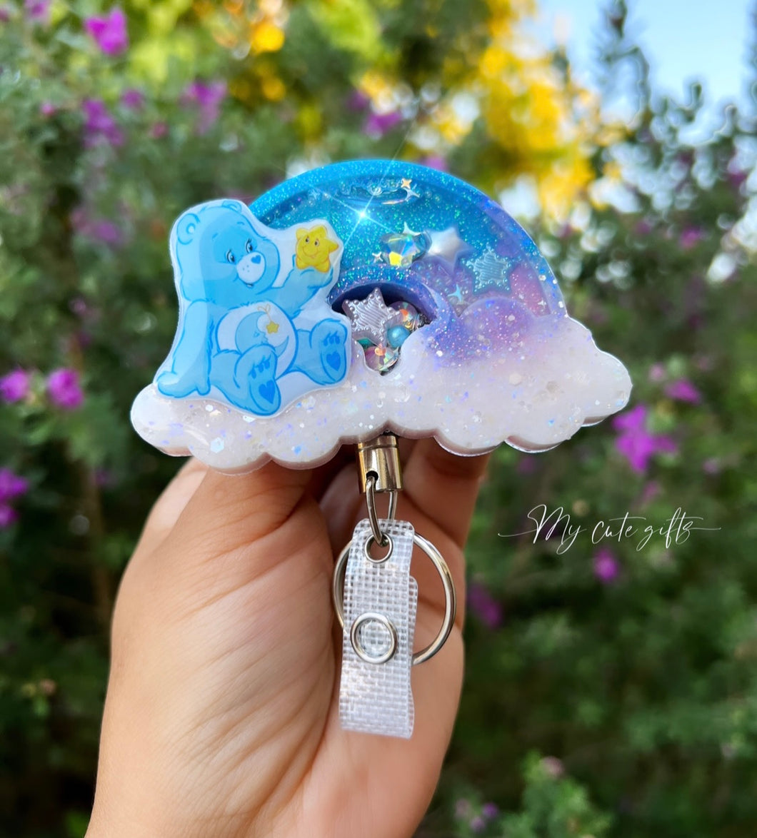 Carebear badge reel