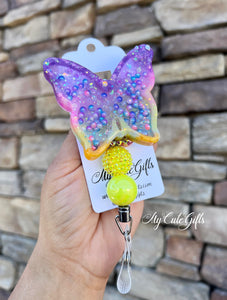 Butterfly badge reel