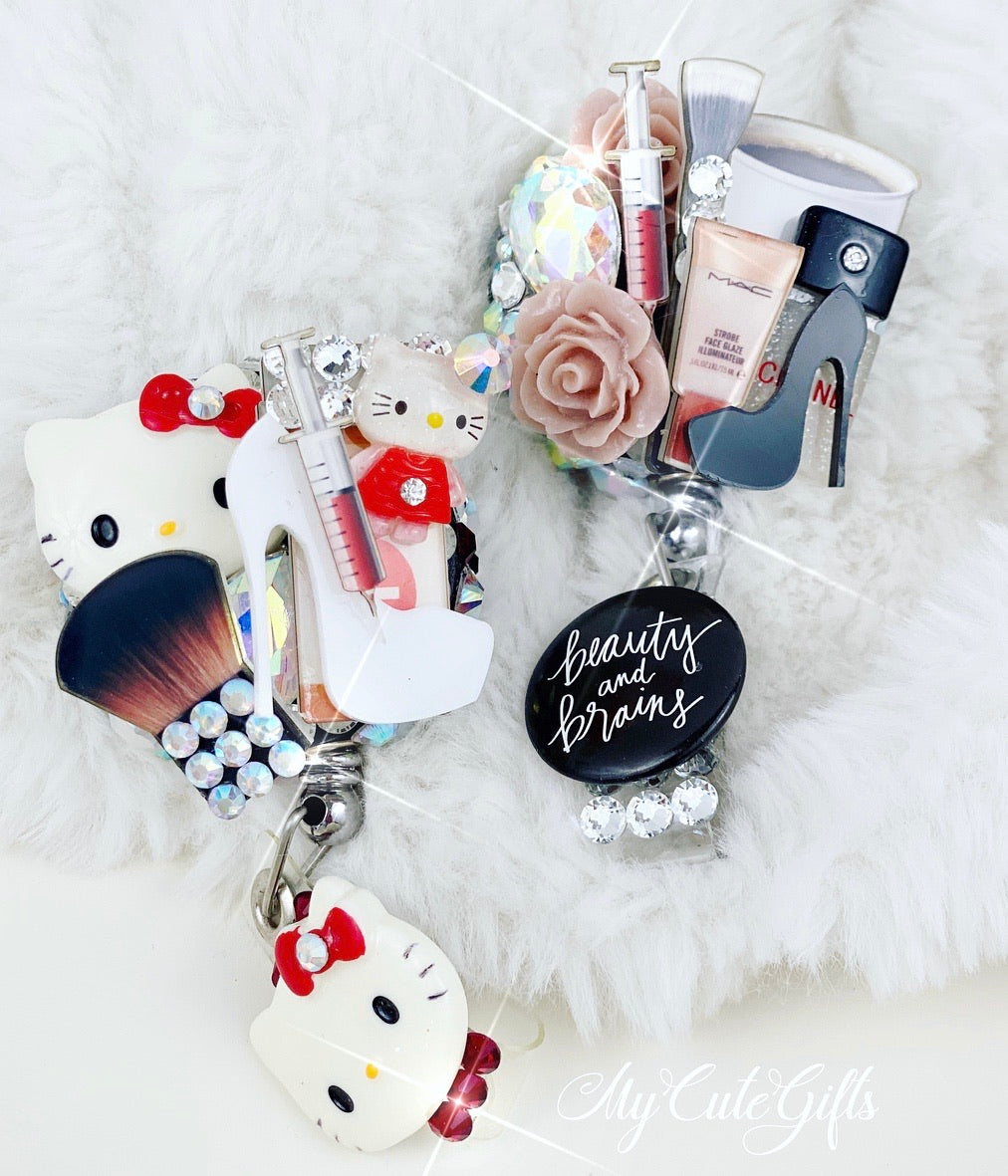 Blinged large badge reel